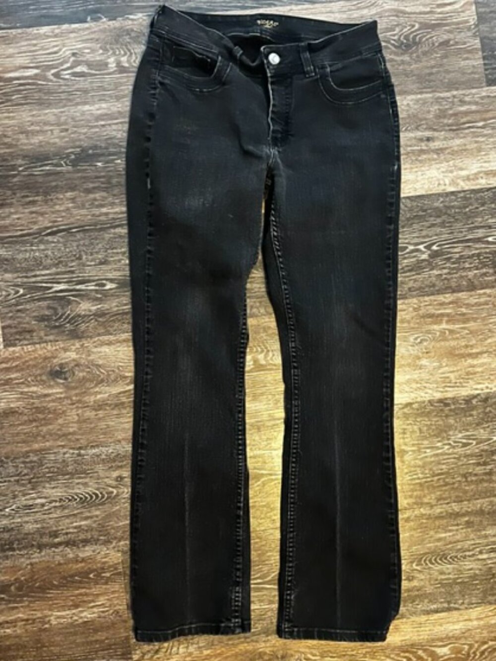 Women's Rider's by Lee Black Jeans, Size 12, Pockets, Stretch, Ex Cond!